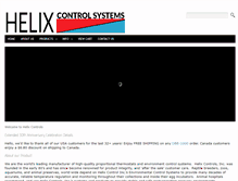 Tablet Screenshot of helixcontrols.com